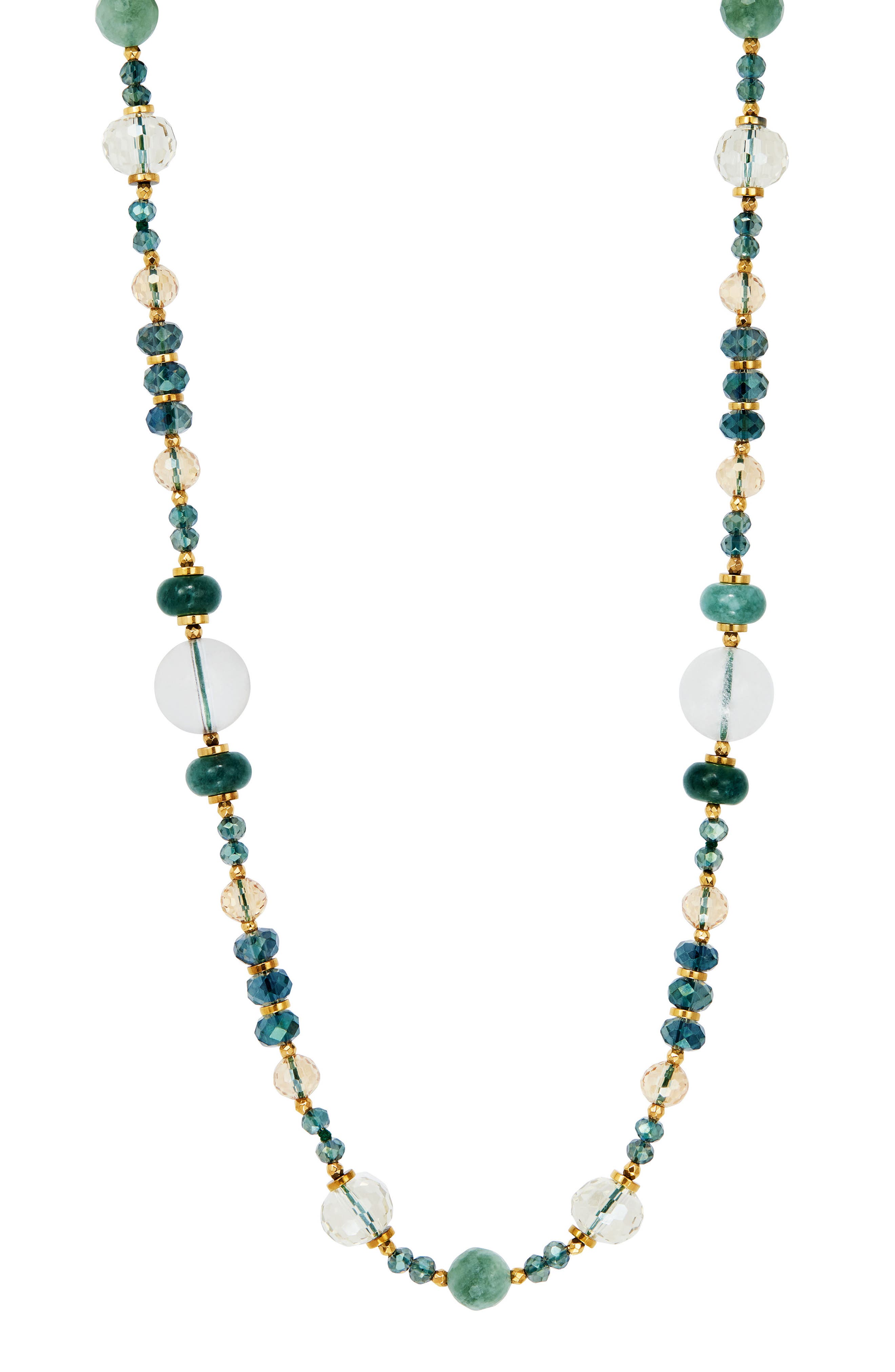 Multi Strand Gemstone Necklace