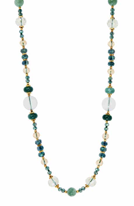 Multi Strand Gemstone Necklace
