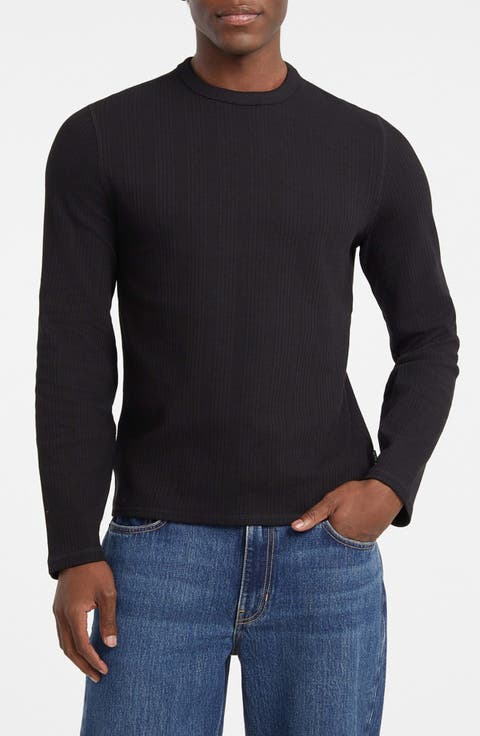 Variegated Rib Long Sleeve T-Shirt