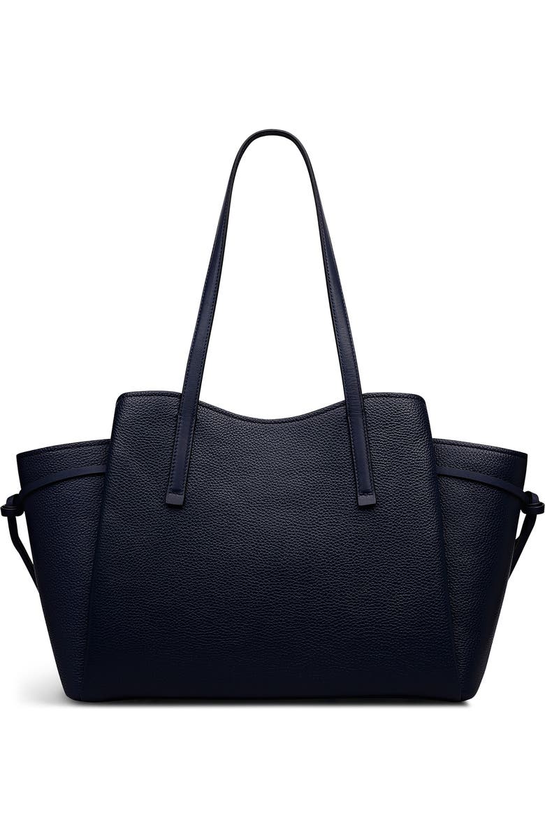 Radley Blake Gardens Large Leather Satchel, Alternate, color, Ink