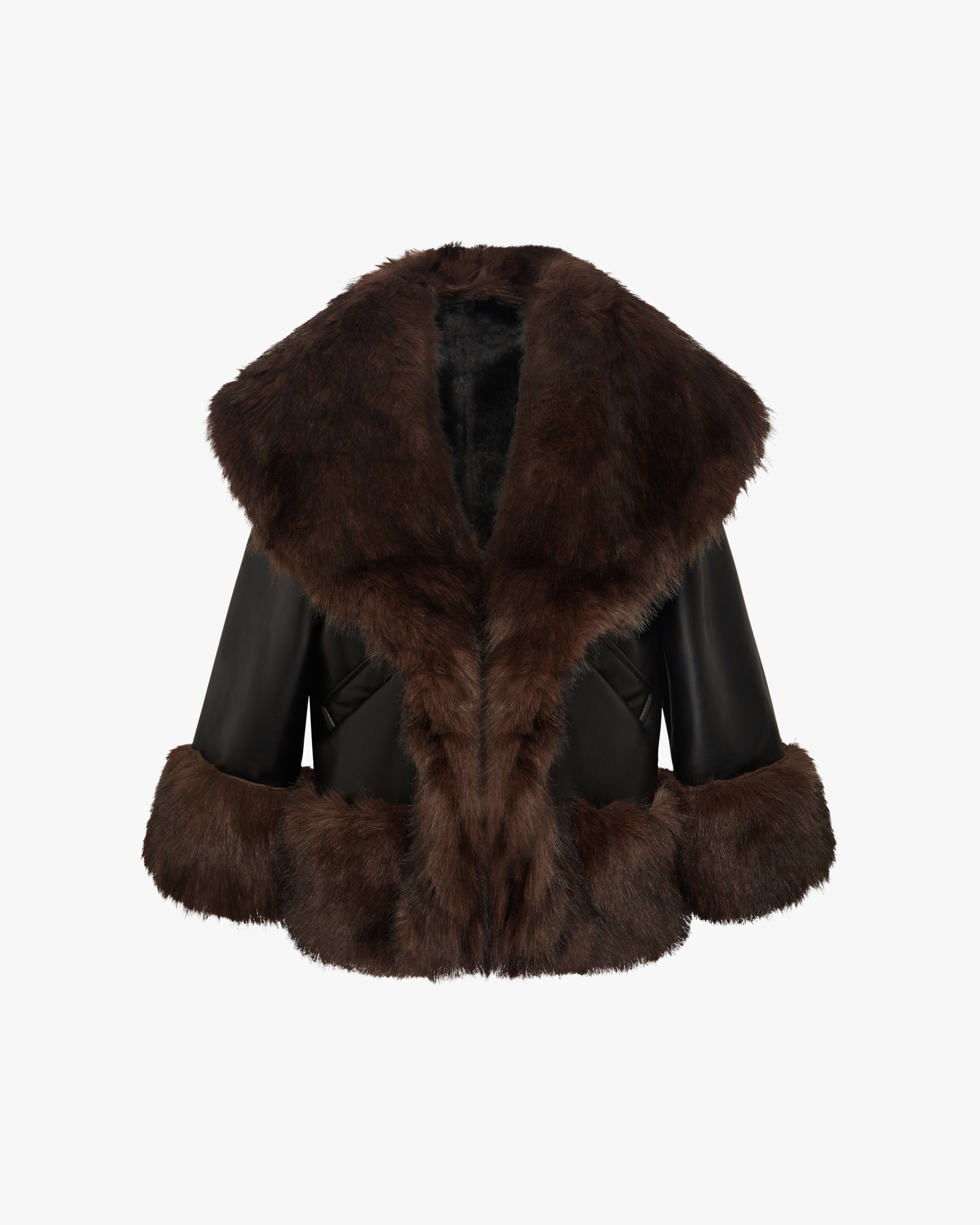 Cocoon Fur Jacket - image 2
