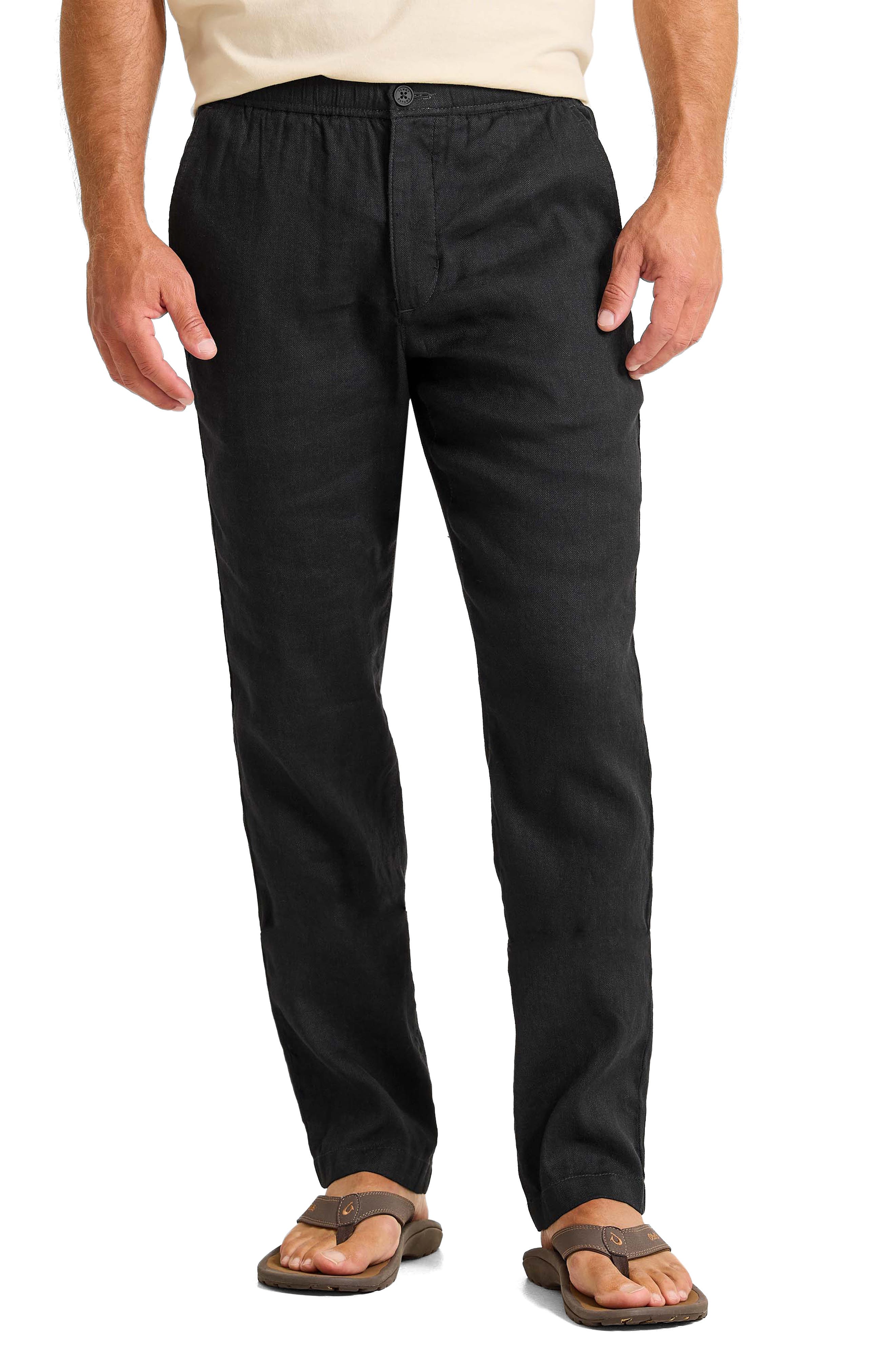 Beach Coast Stretch Linen & Cotton Pants (Men) | Nordstrom