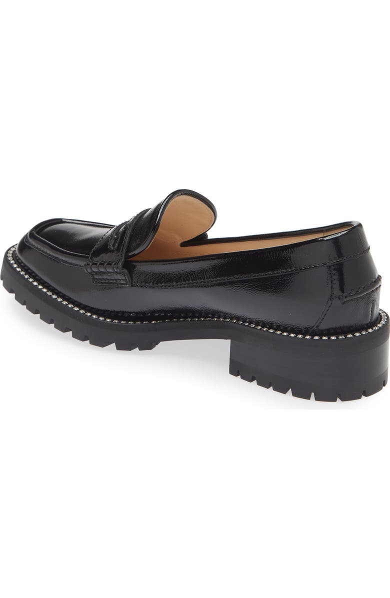 Jimmy Choo Deanna Naplack Loafer, Alternate, color, Black