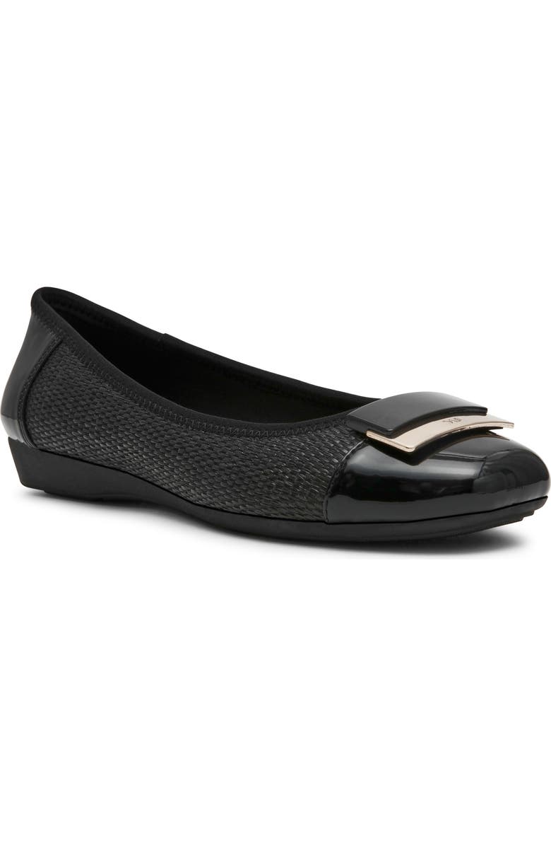 Anne Klein Akuna Cap Toe Flat, Main, color,