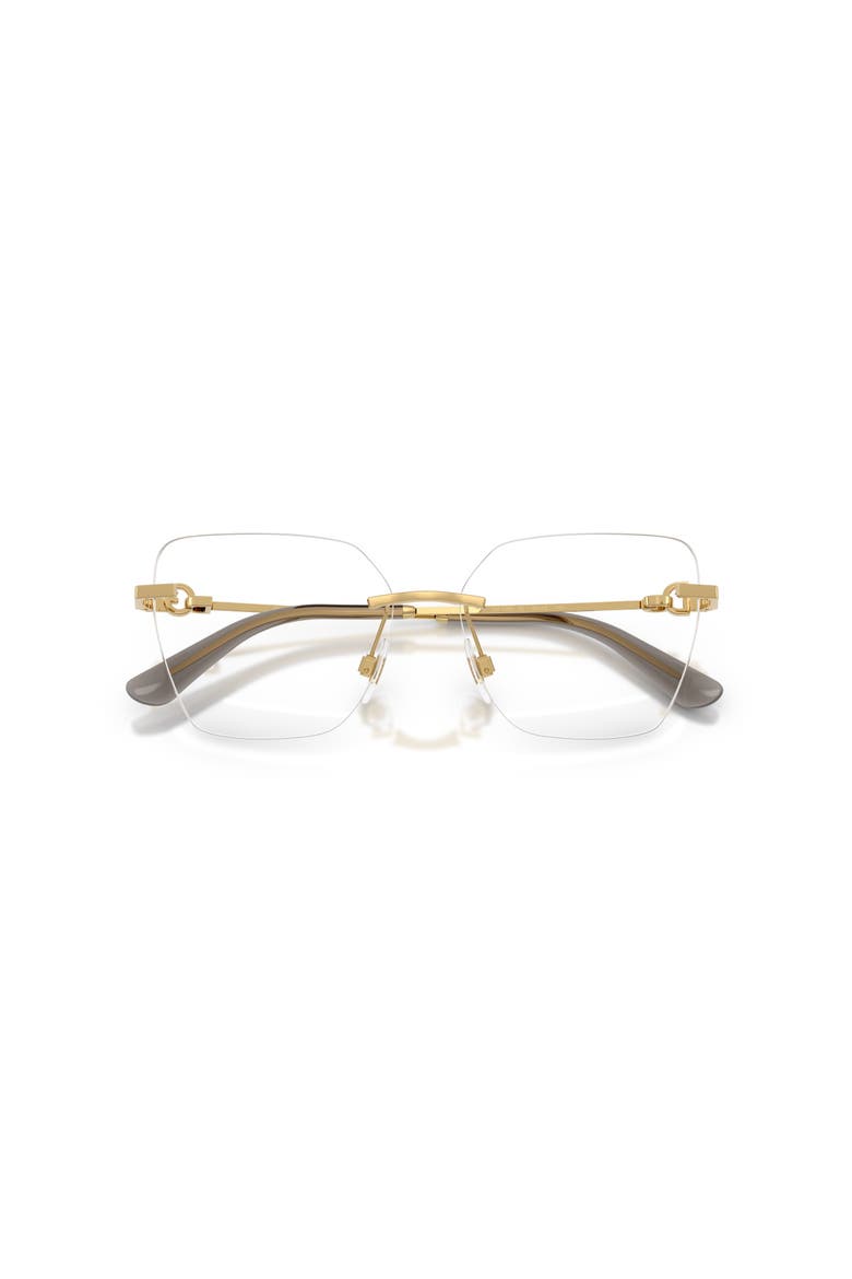 56mm Cat Eye optical glasses, Alternate, color, Gold