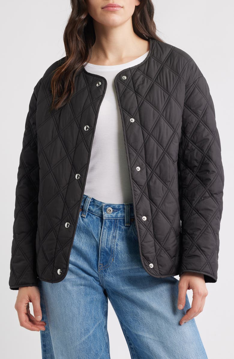 Hoodie Bib Quilted Jacket