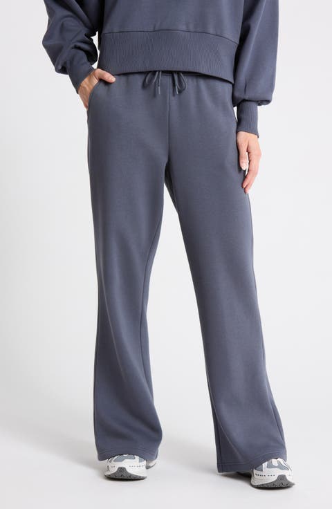 Feather Fleece Relaxed Flare Pants