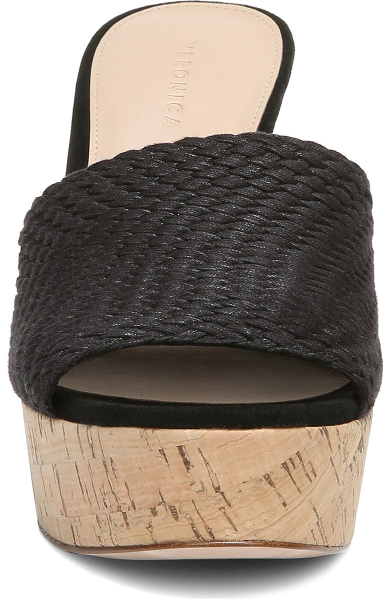 Veronica Beard Dali Woven Platform Wedge Sandal, Alternate, color,