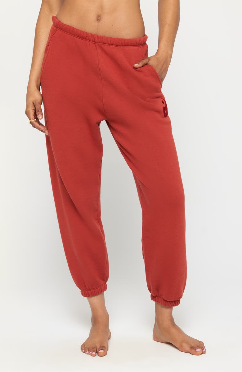 Spiritual Gangster Yin & Yang Cotton Graphic Sweatpants, Main, color, 