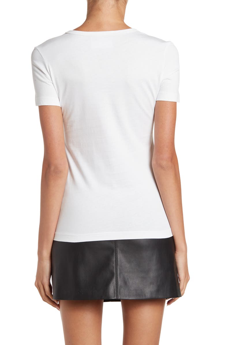 Versace Jeans Floral Logo Print T-Shirt, Alternate, color,