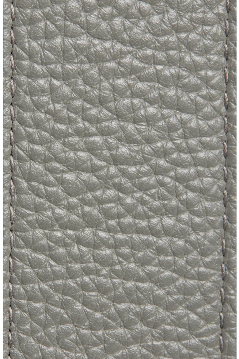 Funky Empire Calfskin Leather Belt, Alternate, color, SMOKE GREY/ SILVER