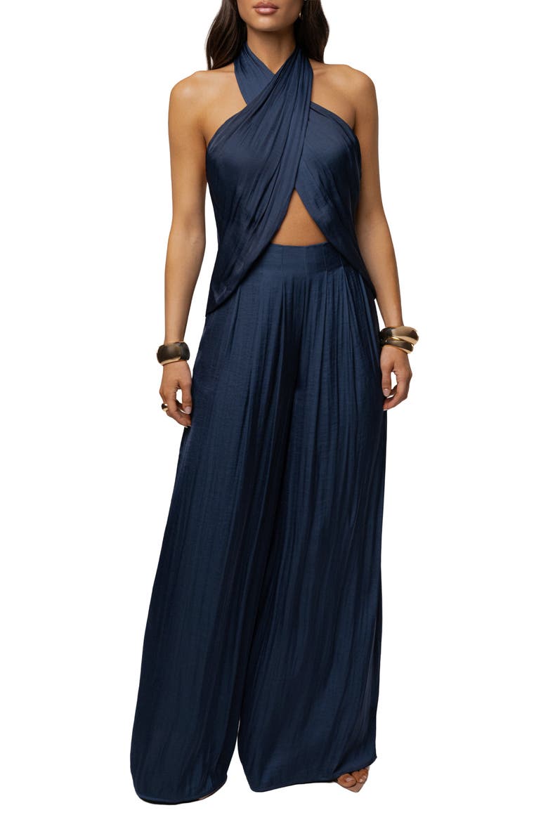 Core Form Halter Top, Alternate, color, Blue
