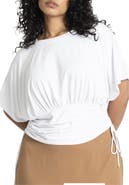 ELOQUII Wrap Sleeve Tee