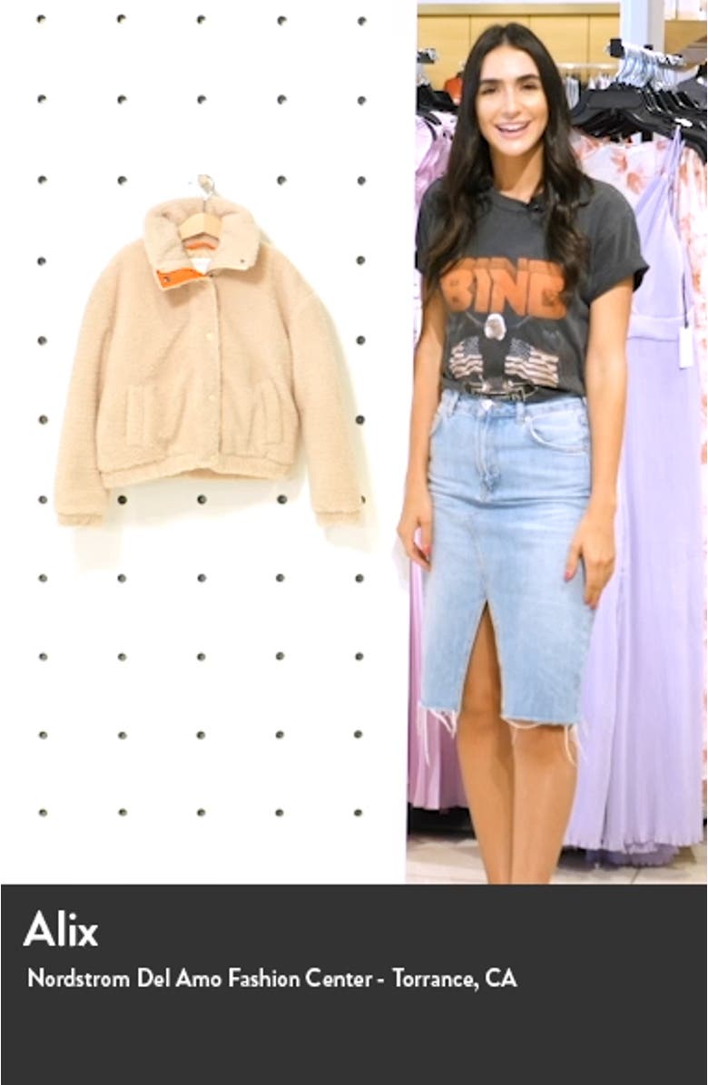 Kids' Faux Shearling Teddy Cozy Jacket, sales video thumbnail