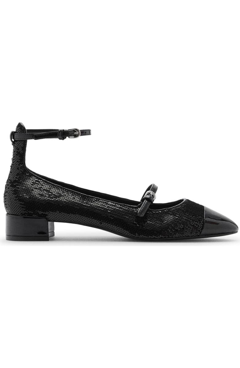 MANGO Ankle Strap Pump, Main, color, Black