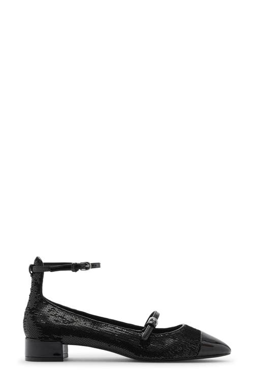 Shop Mango Ankle Strap Pump In Black