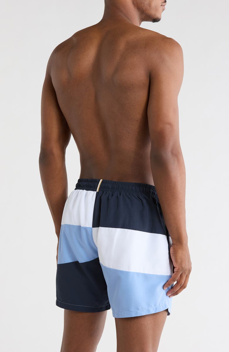 BOSS Court Swim Trunks, Alternate, color, Dark Blue