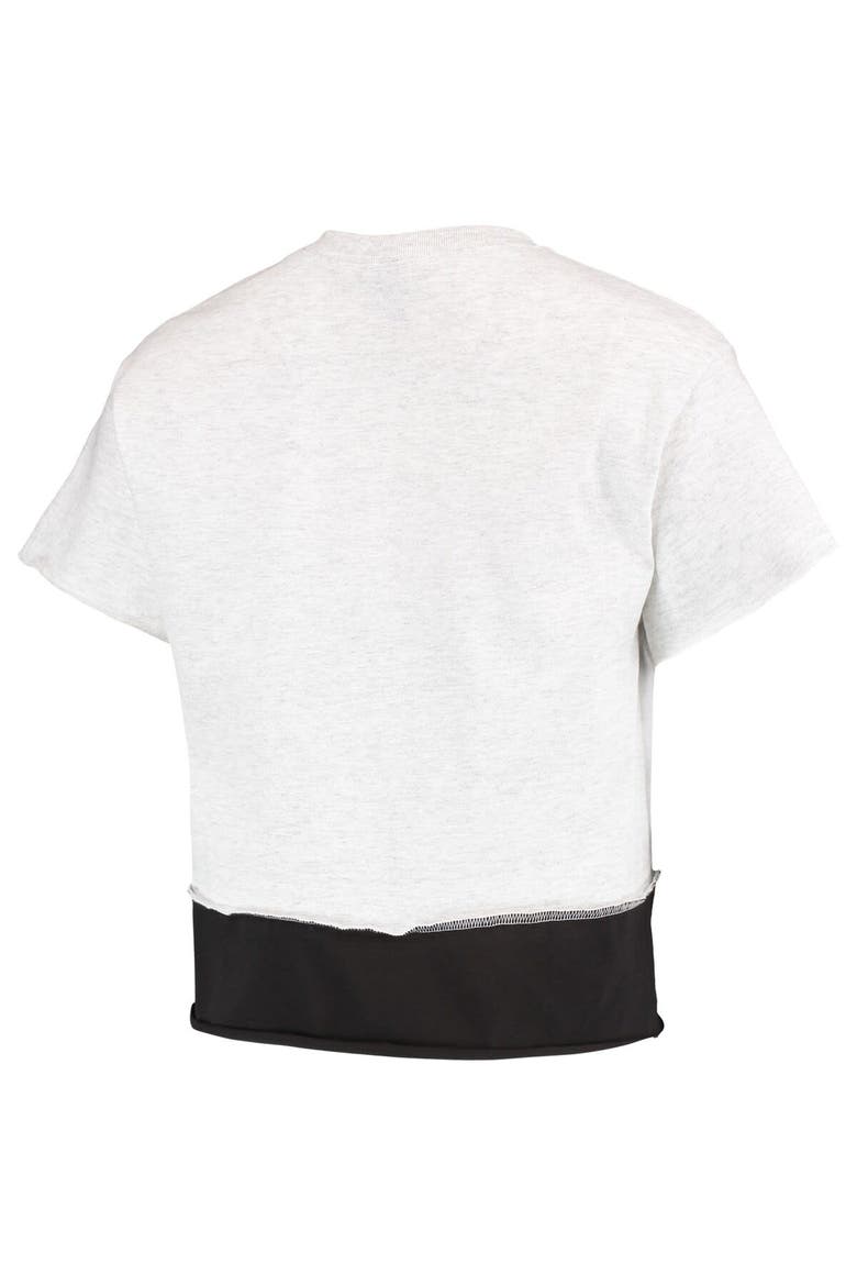 Women's Refried Apparel Gray San Diego Padres Cropped T-Shirt, Alternate, color, Gray