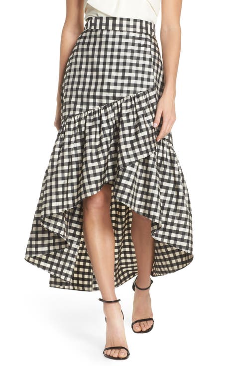 Ruffle Asymmetrical Skirt