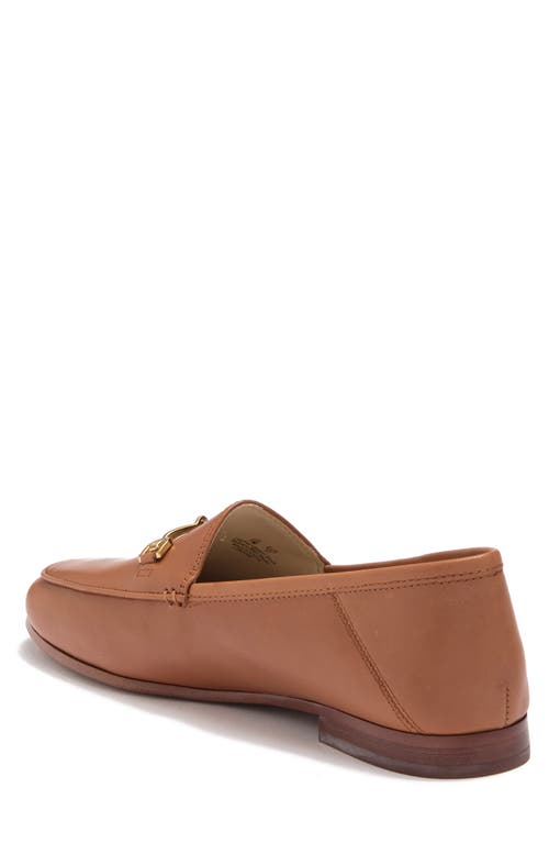 Sam Edelman Loraine Bit Metallic-horsebit Leather Loafers In Brown