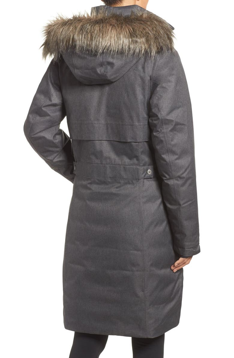 Columbia Apres Arson<sup>™</sup> Down Jacket with Faux Fur Trim, Alternate, color,