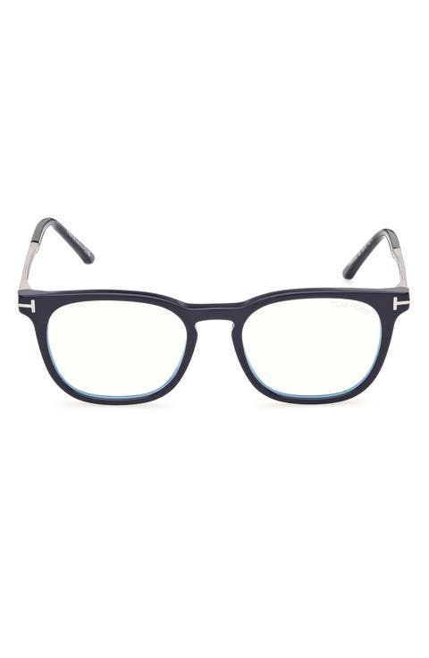 52mm Square Blue Light Blocking Glasses