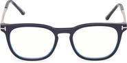 TOM FORD 52mm Square Blue Light Blocking Glasses