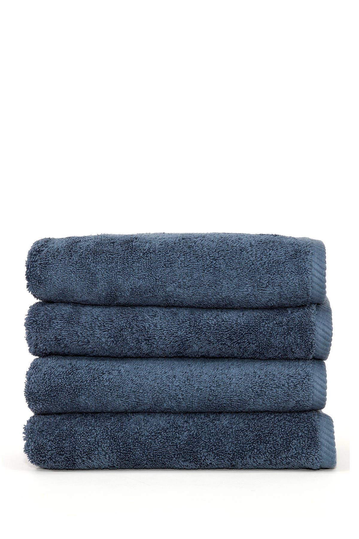 Linum Home Textiles Midnight Blue Soft Twist Hand Towels - Set of 4