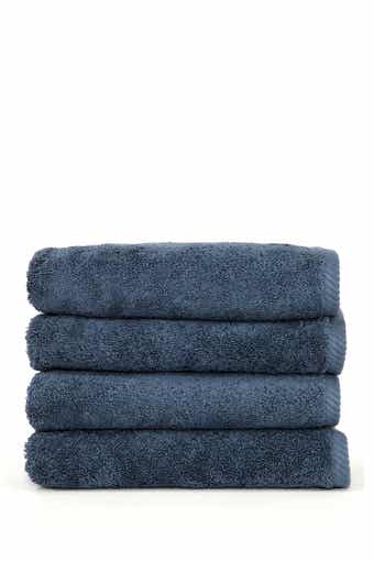 Linum Home Textiles Midnight Blue Soft Twist Hand Towels - Set of 4