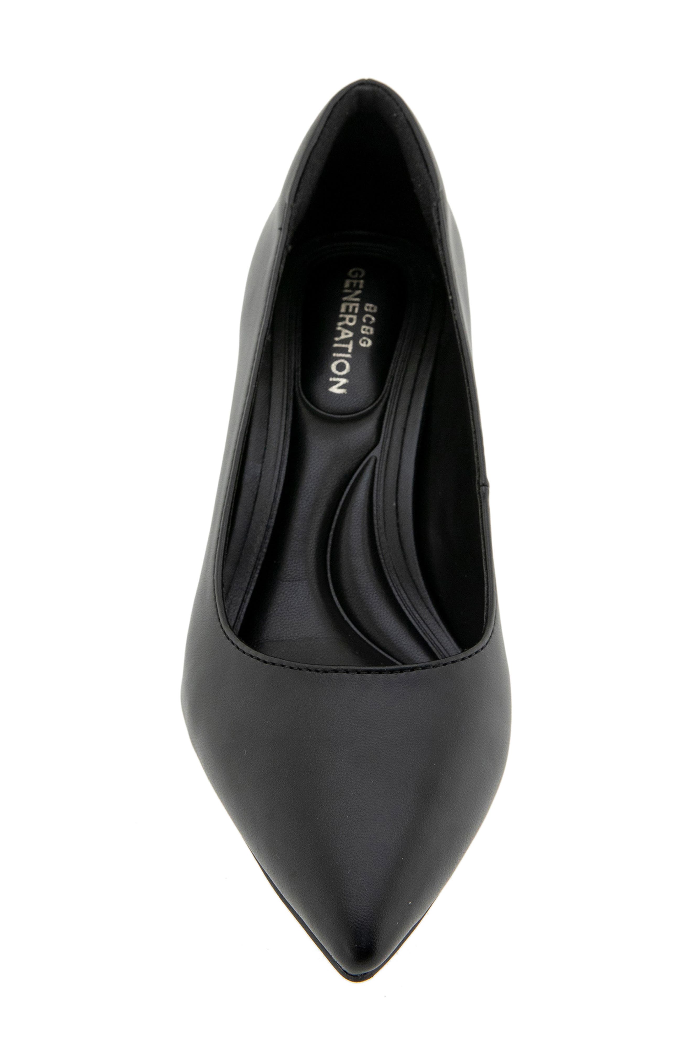 BCBGeneration Bissha Kitten Heel Pump - Wide Width Available, Alternate, color, Black