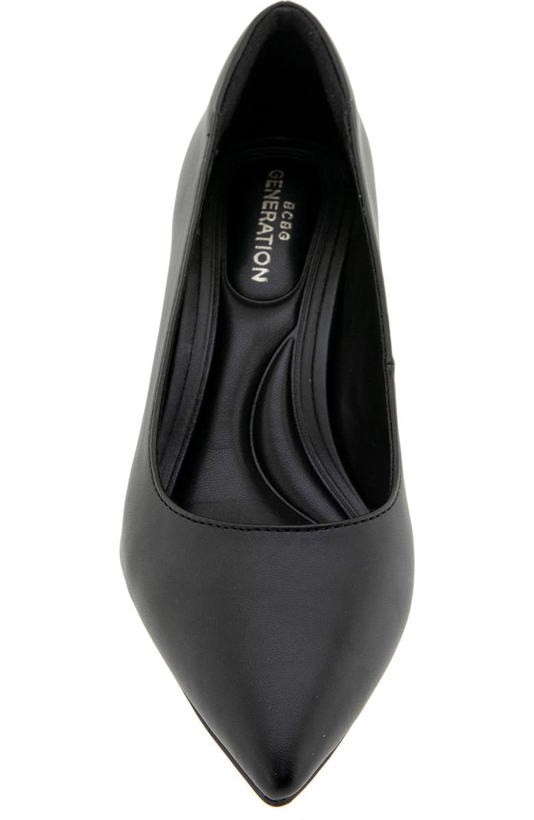 BCBGeneration Bissha Kitten Heel Pump - Wide Width Available, Alternate, color, Black