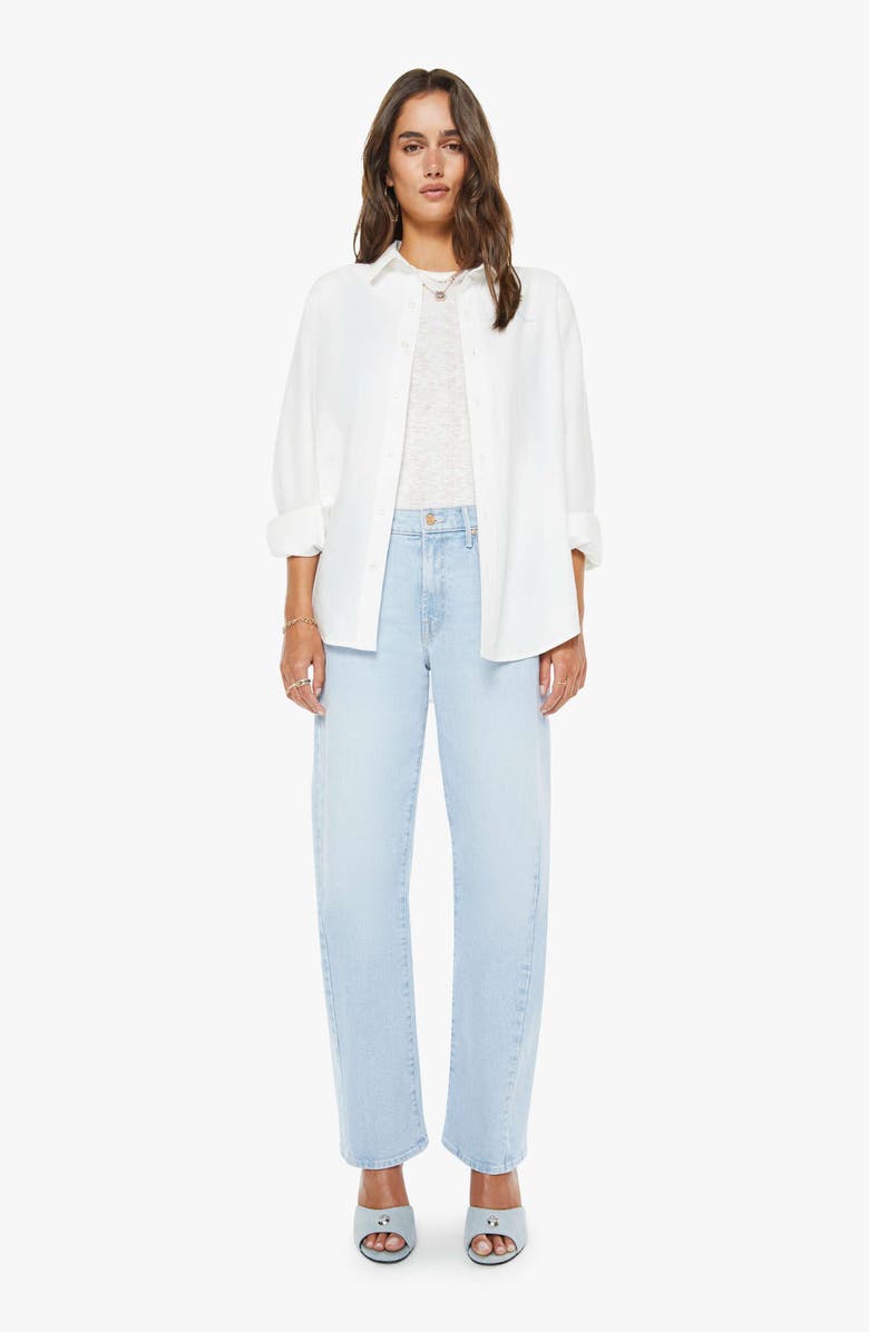 MOTHER The Half Pipe Hover Mid Rise Barrel Jeans, Alternate, color, Instant Replay