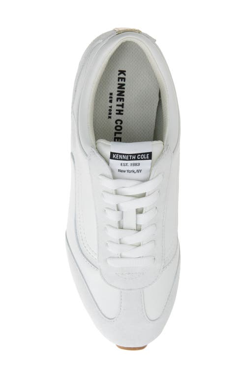 Kenneth Cole Alma Sneaker In White