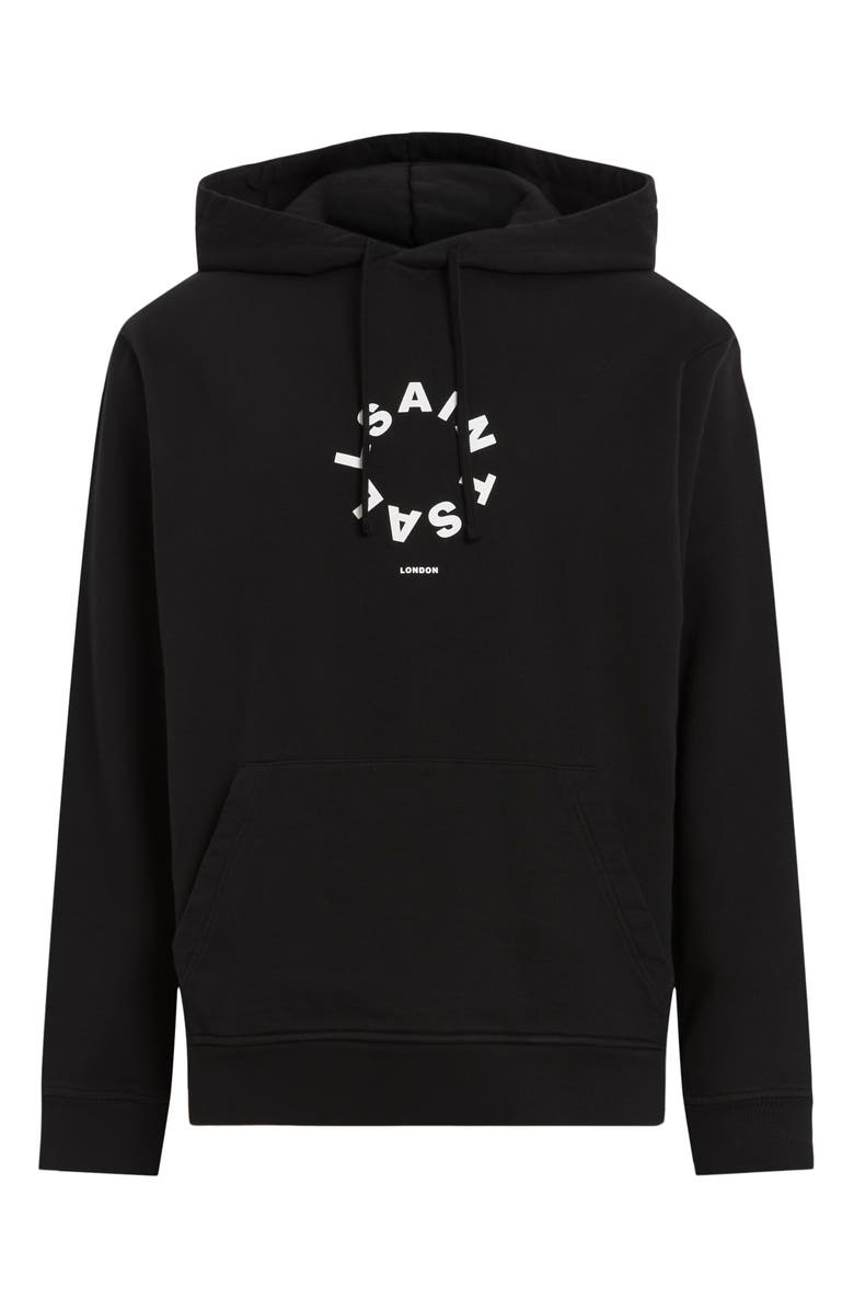 AllSaints Tierra Pullover Graphic Hoodie, Alternate, color,