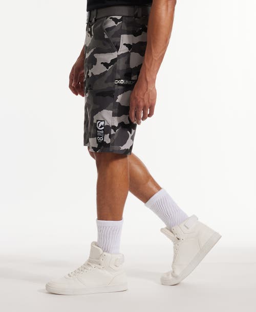 Ecko Unltd . Keep Tabs On Belted Cargo Short