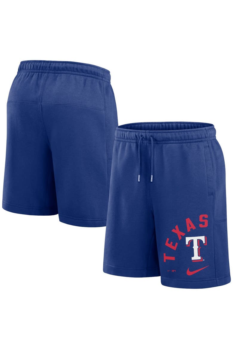 Men's Nike Royal Texas Rangers Arched Kicker Shorts, Alternate, color, Royal