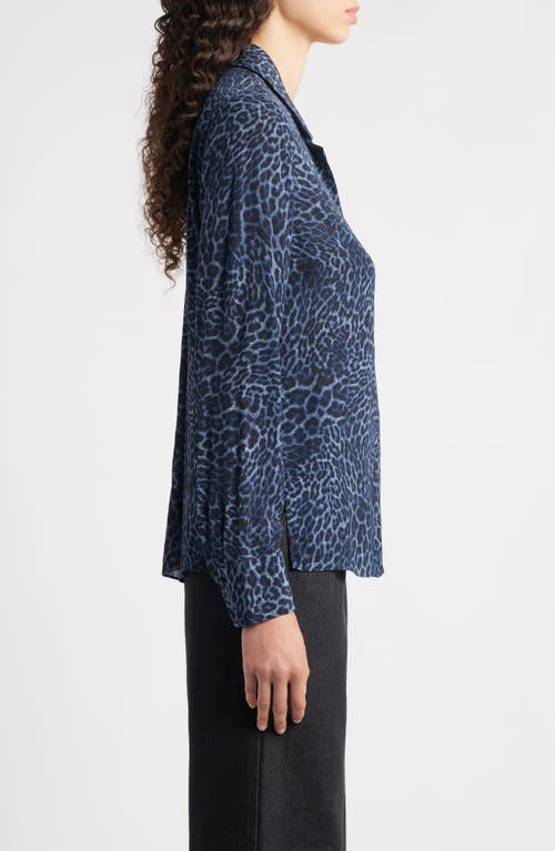 Kobi Halperin Gavin Button-up Shirt In Blue