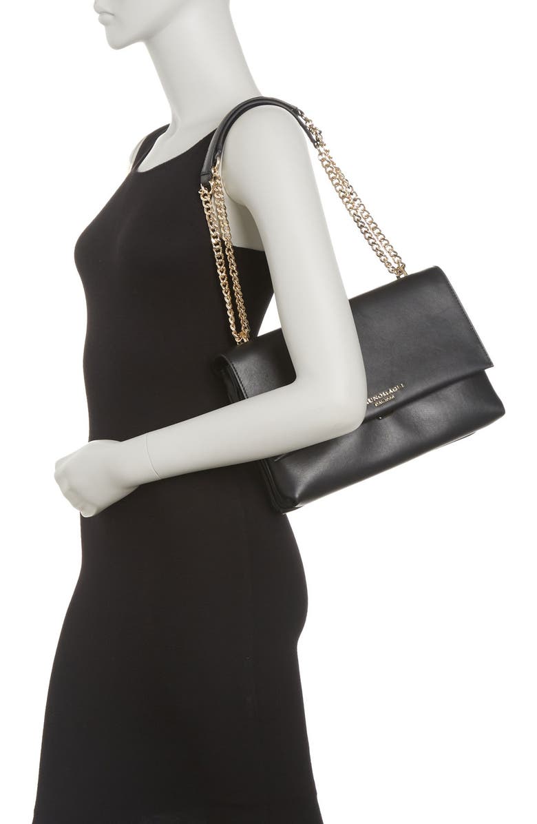 Bruno Magli Leather Chain Shoulder Bag, Alternate, color,