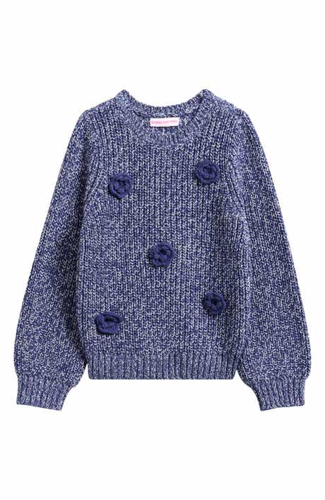 Design History Kids' 3D Flower Sweater