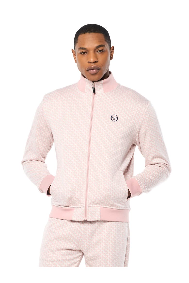 Paolo Knit Track Jacket, Main, color, PALE MAUVE
