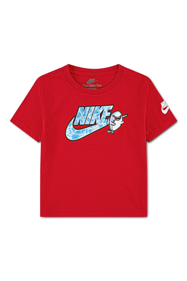 Kids' Graphic T-Shirt, Main, color, UNIVERSITY RED