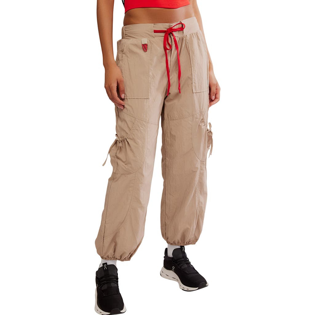 Free People High Point Hiking Joggers In Neutral