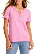 Tommy Bahama Scallop Trim Organic Cotton Top