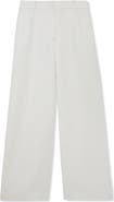 Reiss Alyx Linen Blend Wide Leg Trousers