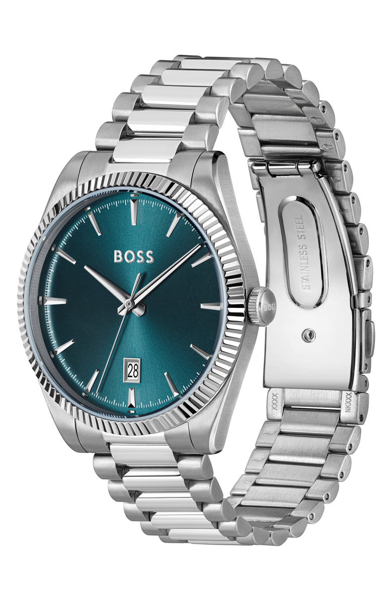 BOSS Cheswick Bracelet Watch, 40mm, Alternate, color, 