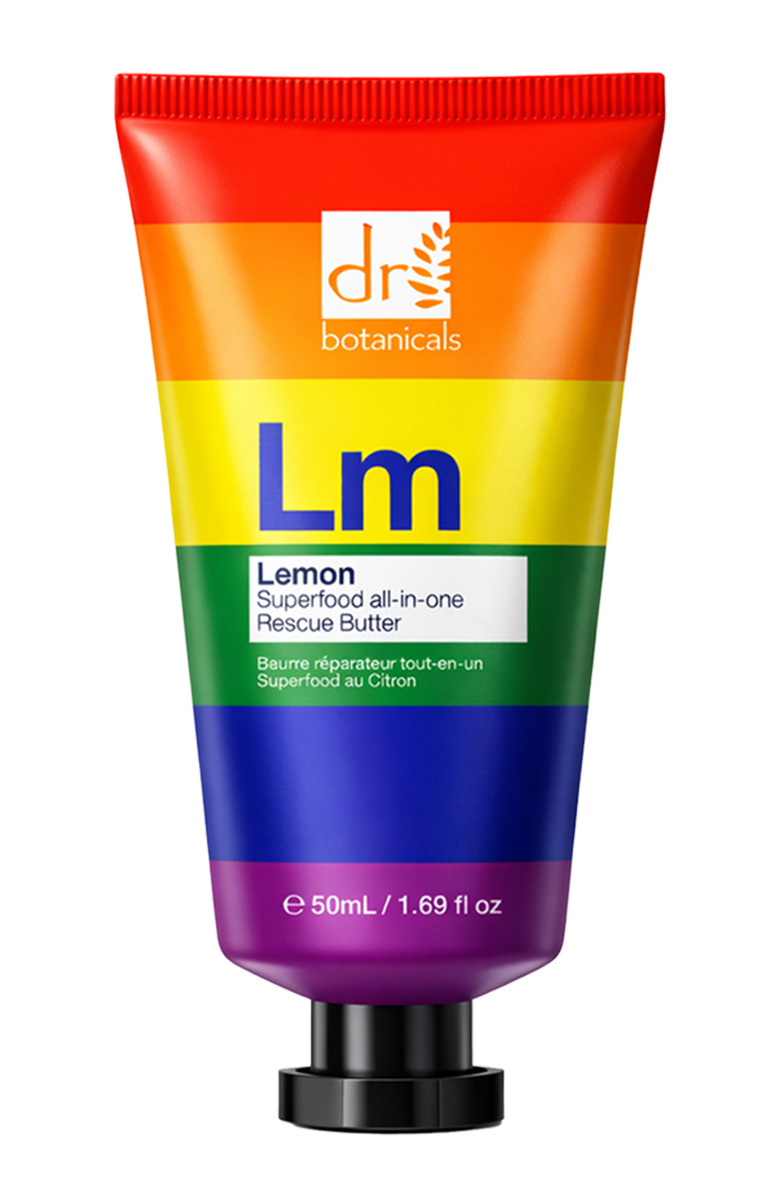 DR BOTANICALS Pride Edition Lemon Superfood All-In-One Rescue Butter 50ml, Main, color, White