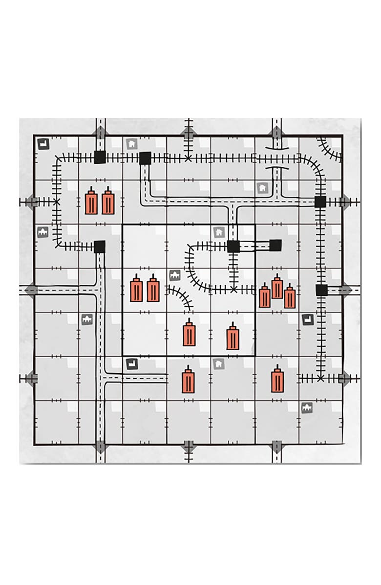 Horrible Guild Railroad Ink Futuristic Expansion Pack, 1+ Players, Alternate, color, Multicolored