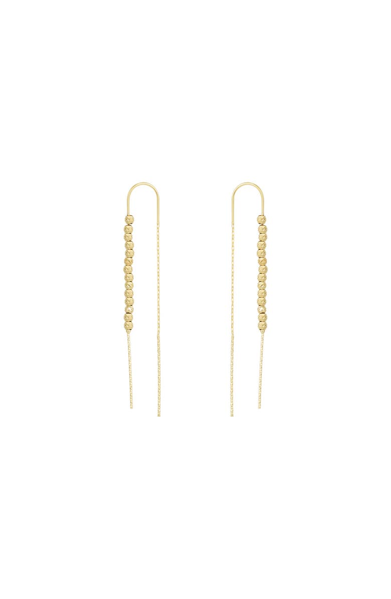 Spero London Sterling Silver Dorica Chain Bead Drop Earring, Main, color, Gold