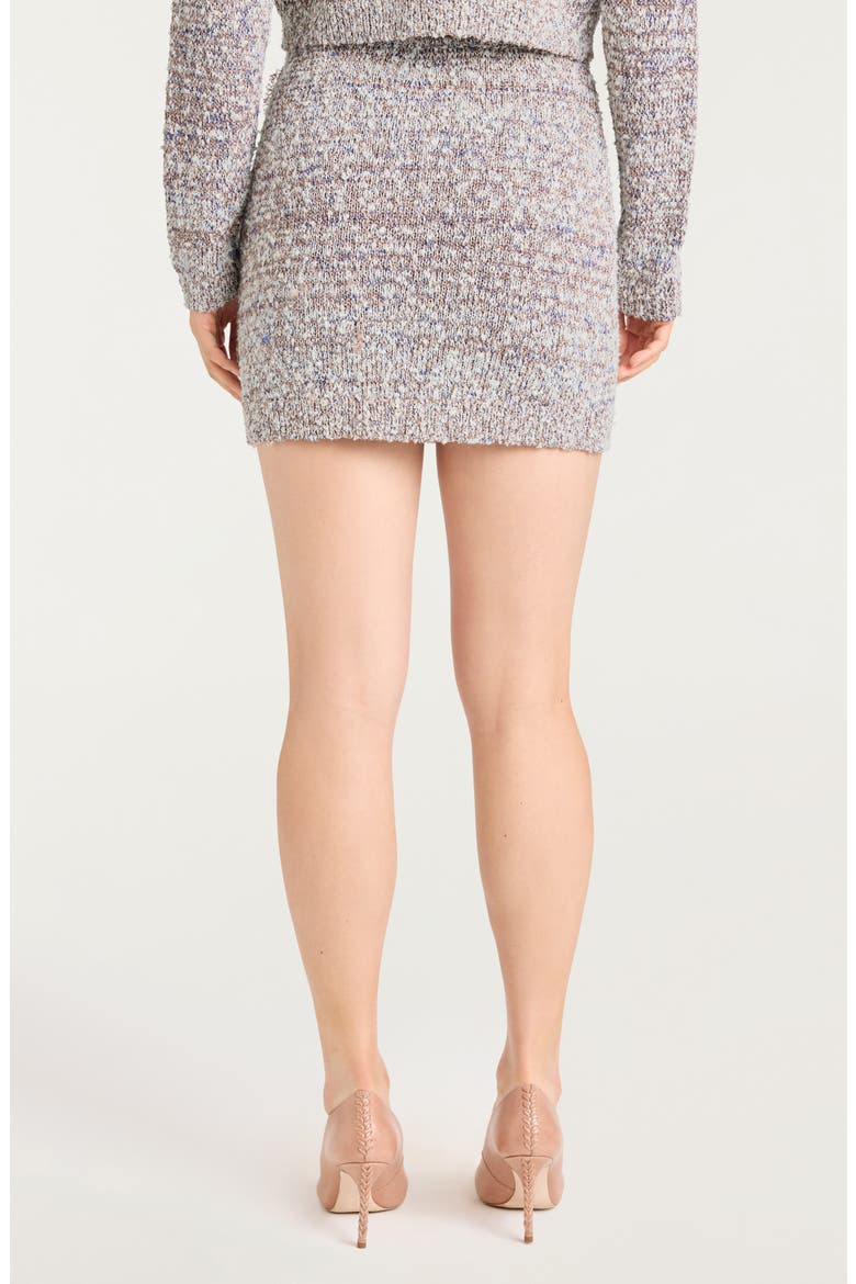 Adalee Boulclé Miniskirt, Alternate, color, MOCHA/ IRIS MARL