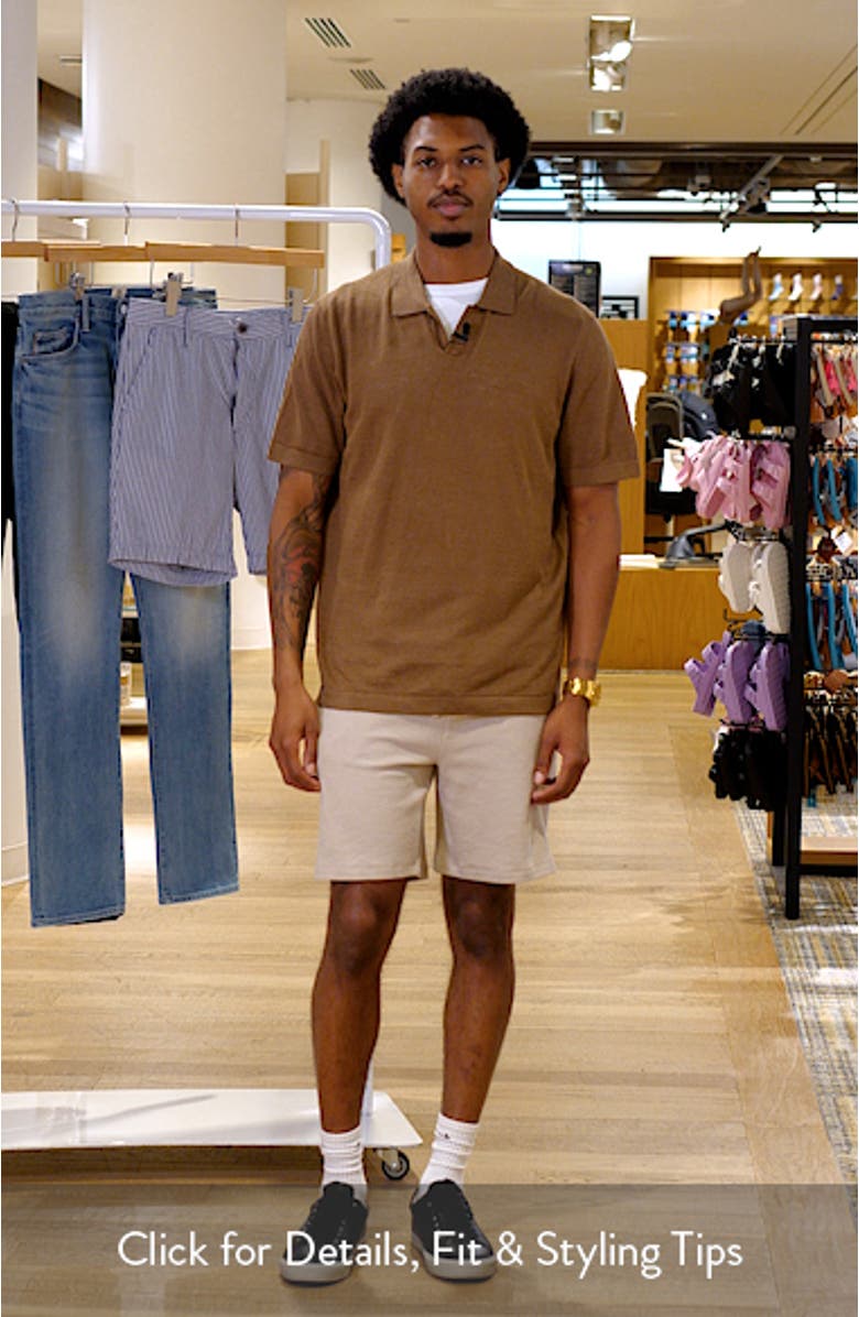 Emmanuel Linen & Cotton Johnny Collar Polo, sales video thumbnail